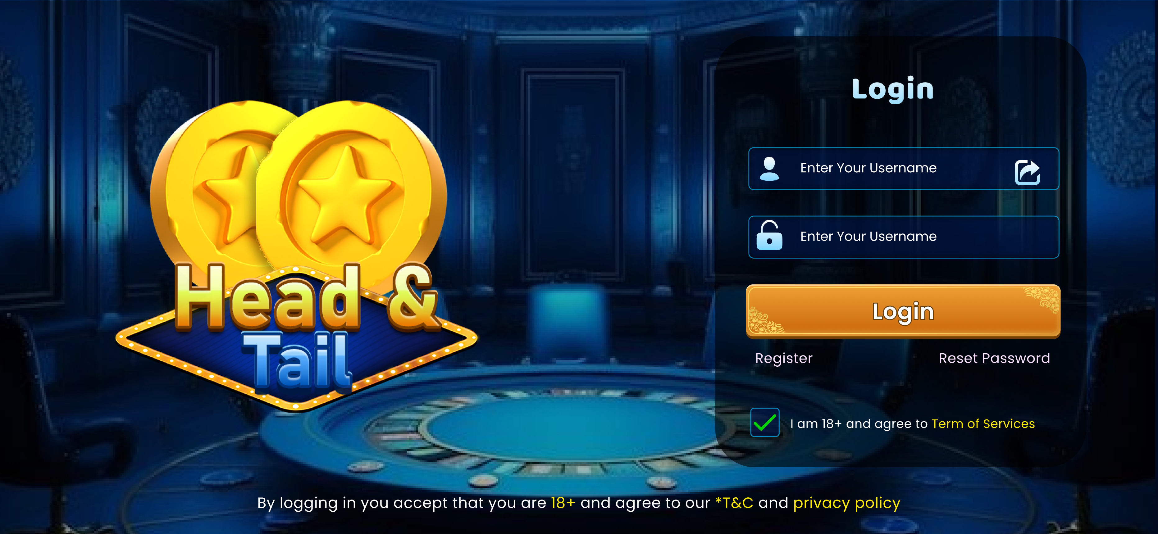 Game screen of deal rummy